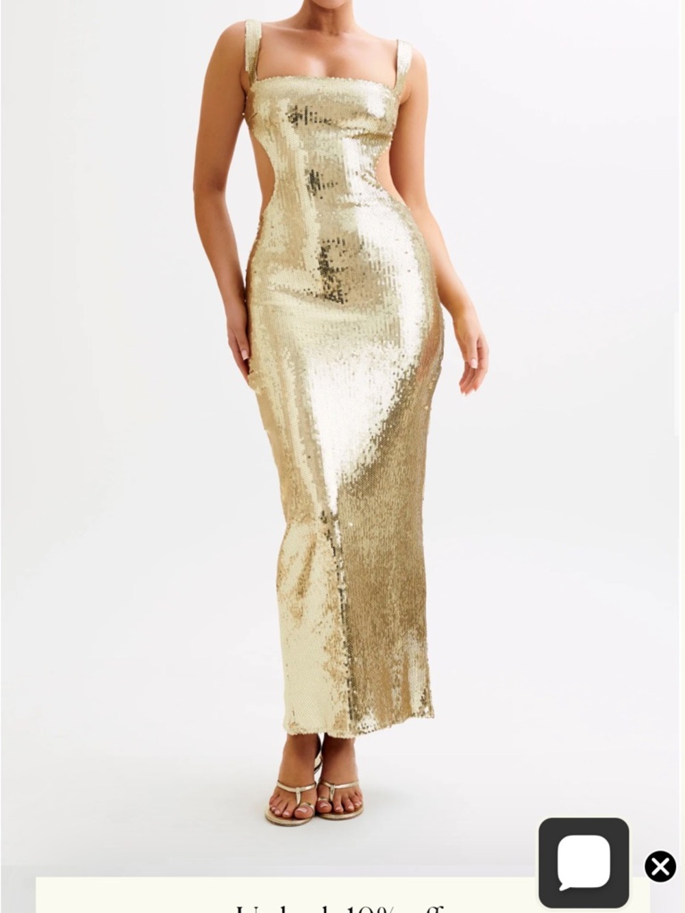 Meshki Adoria sequin cut out maxi dress - Picture 6 of 6